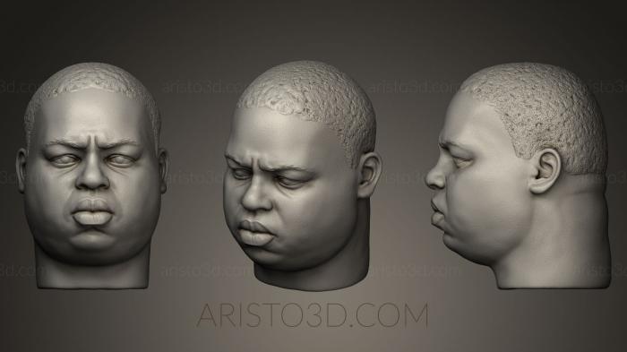 Busts and bas-reliefs of famous people (BUSTC_0471) 3D model for CNC machine